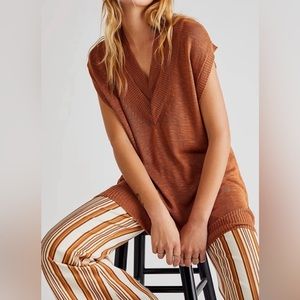 BNWOT FREE PEOPLE HANNAH TUNIC VEST EXTRA SMALL